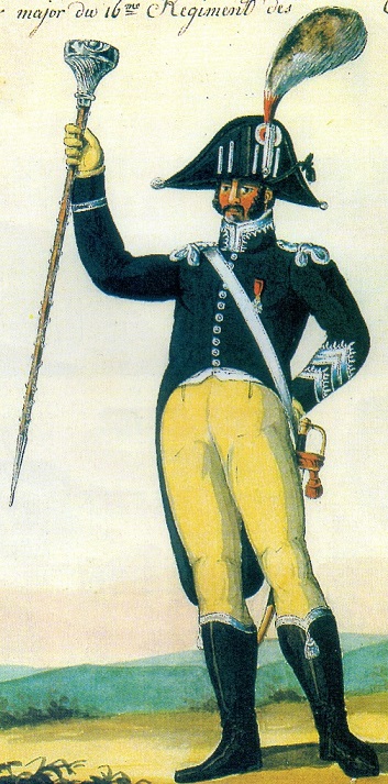 Tambour-Major 16e léger 1807-1808